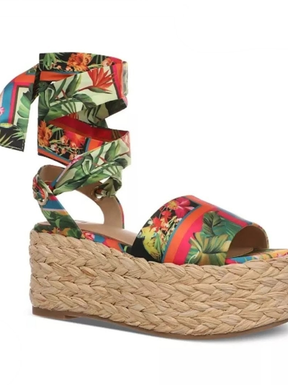 NWT! I.N.C. International Concepts Women's Sandal -  Tropical Multi Size 9M
